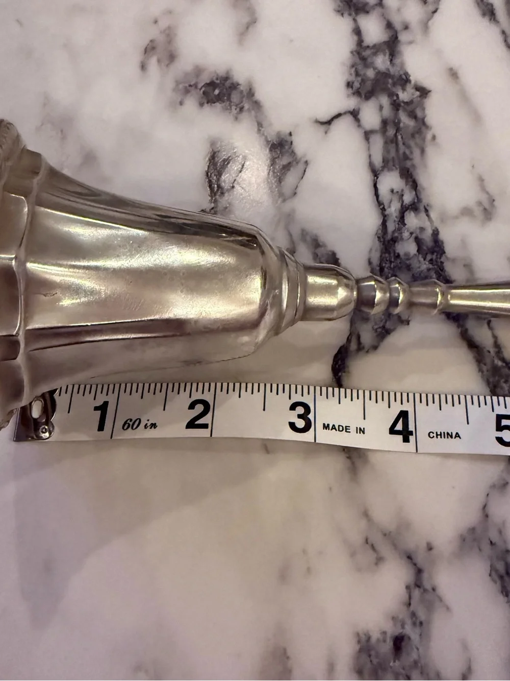 Vintage Avon Hudson Manor Collection Silver-Plated Hostess Dinner Bell 5.5” tall